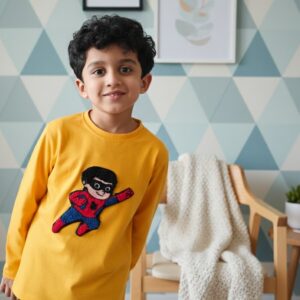 Embroidered kids t shirt