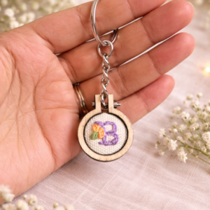 embroidered keychain