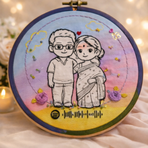 “Forever Us” Embroidered Memory Hoop