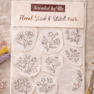 Floral Stick and Stitch Pack